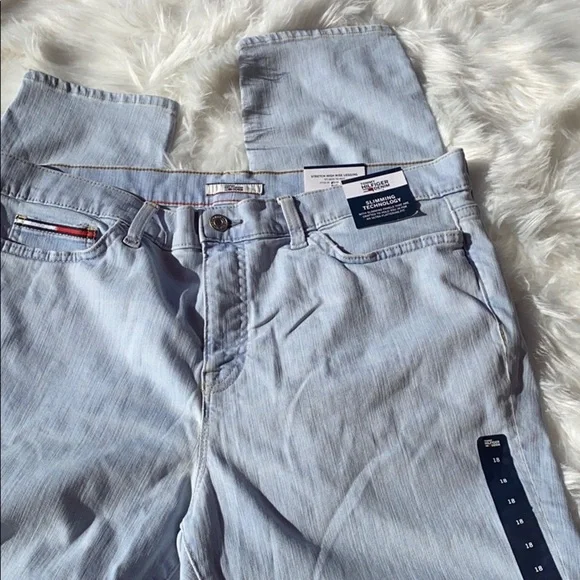 Plus Size Tommy Hilfiger Stretchy High Rise Jeans - Picture 2 of 16